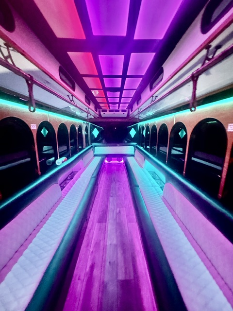 Trolley Limo Interior
